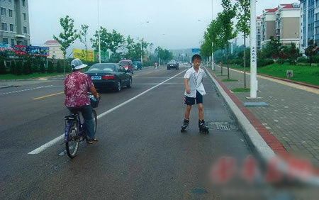 轮滑安全记心中-小学作文-小荷作文网
